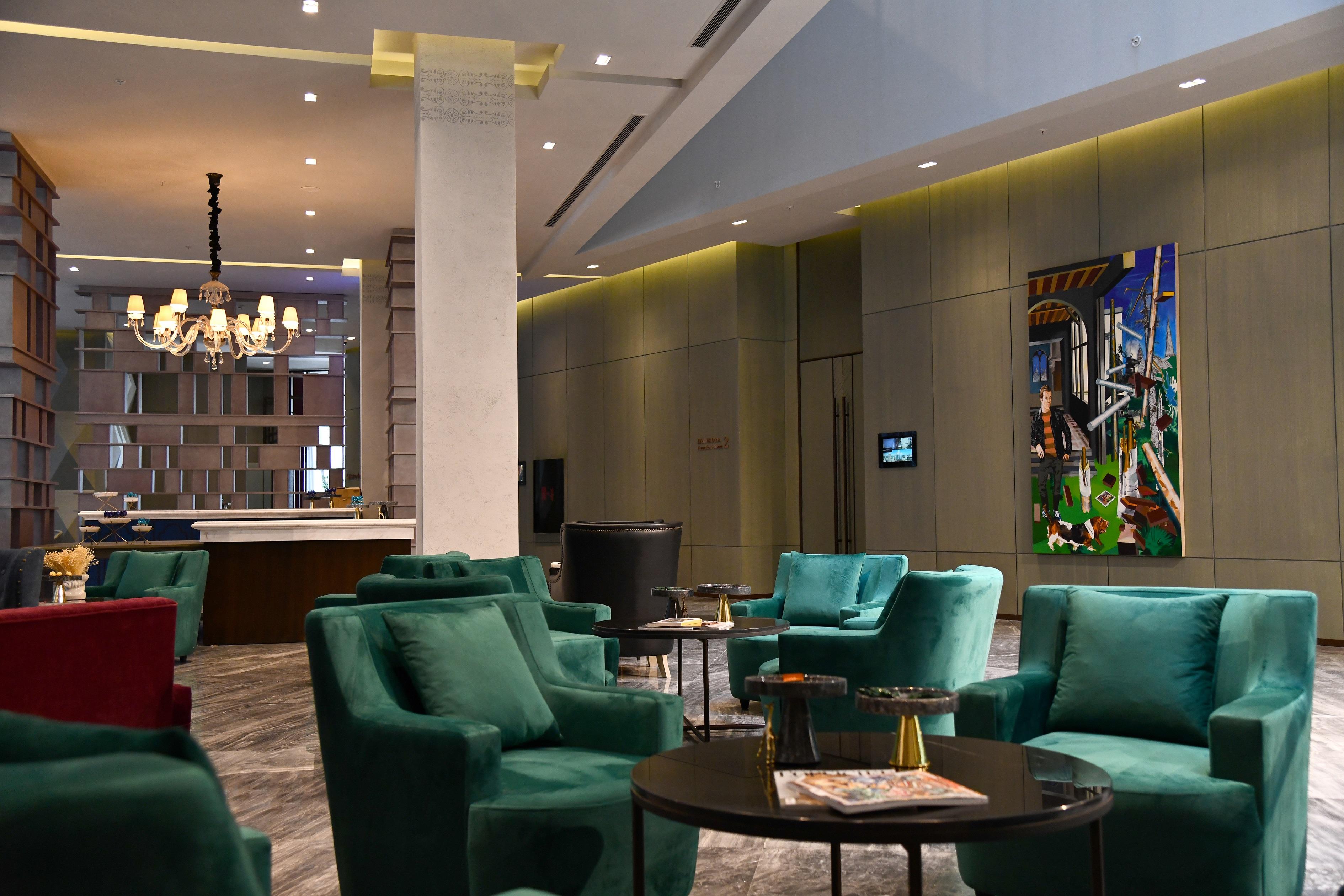 ホテル Wanda Vista イスタンブール エクステリア 写真 The lobby of the hotel