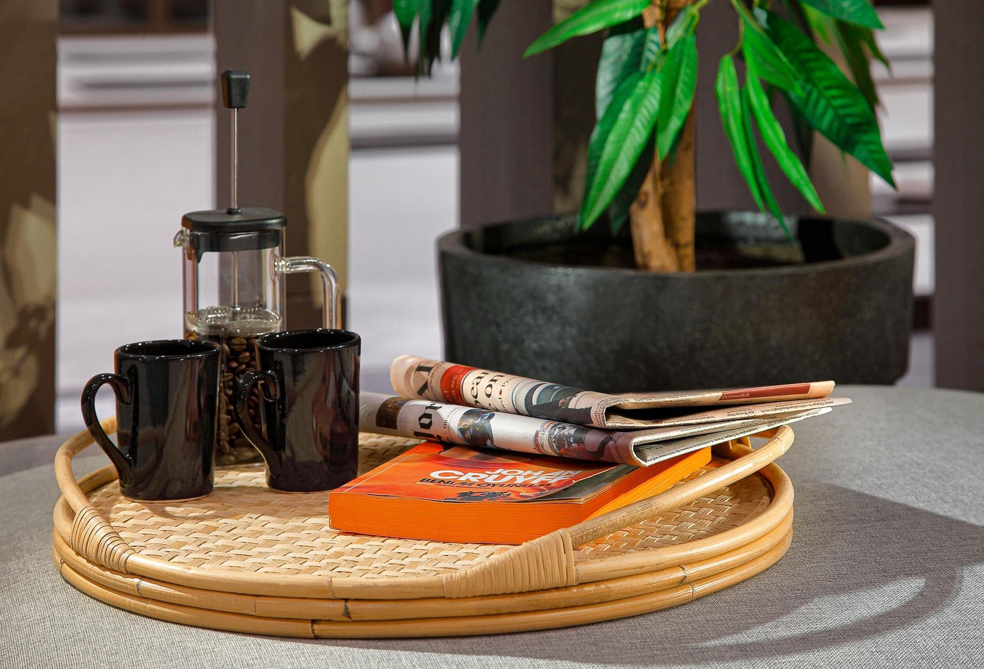 ホテル Wanda Vista イスタンブール エクステリア 写真 A rattan tray